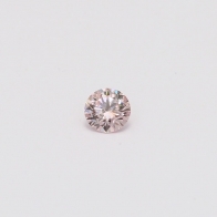 0.18 Carat round cut 7P certified Argyle pink diamond