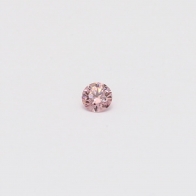 0.07 Carat round cut 5P/PP Argyle pink diamond