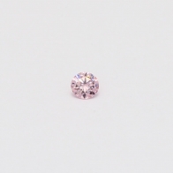 0.08 Carat Round Cut 5PP Argyle Pink Diamond