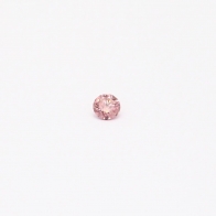 0.035 Carat round cut 3P/PR Argyle pink diamond