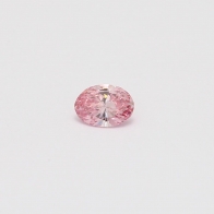 0.24 Carat oval cut 5P certified Argyle pink diamond