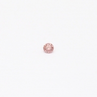 0.035 Carat round cut FIP Argyle pink diamond