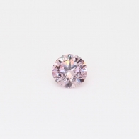 0.30 Carat round cut 7PP certified Argyle pink diamond