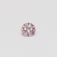 0.30 Carat round cut 7P certified Argyle pink diamond