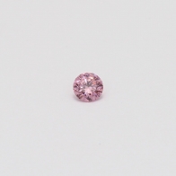 0.09 Carat Round Cut 5PP Certified Argyle Pink Diamond