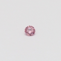 0.10 Carat round cut 5PP certified Argyle pink diamond