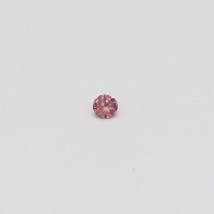0.03 Carat Round Cut 1P Argyle Pink Diamond
