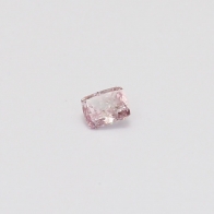 0.17 Carat cushion cut GIA certified pink diamond