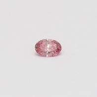 0.19 Carat oval cut 4P certified Argyle pink diamond