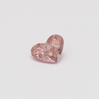 0.47 Carat heart cut certified 5PR Argyle pink diamond