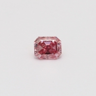 0.53 Carat emerald cut certified 5P Argyle pink diamond