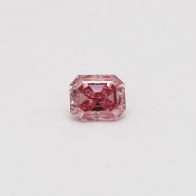 0.53 Carat emerald cut certified 5P Argyle pink diamond