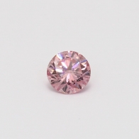 0.62 Carat round cut certified 5P Argyle pink diamond