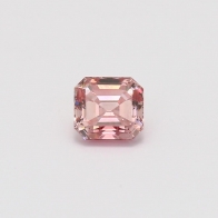 0.88 Carat emerald cut certified 5PR Argyle pink diamond