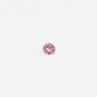 0.035 Carat round cut 3P/PR Argyle pink diamond