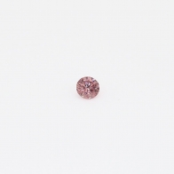 0.04 Carat round cut 3P/PR Argyle pink diamond