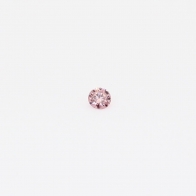 0.025 Carat round cut 3PR Argyle pink diamond