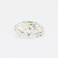 1.01 Carat oval cut GIA certified white diamond