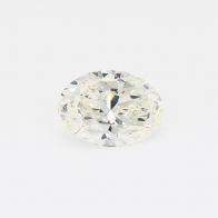 1.29 Carat oval cut GIA certified white diamond