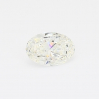 1.30 Carat oval cut GIA certified white diamond