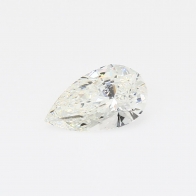 1.01 Carat pear cut GIA certified white diamond