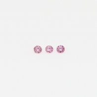 0.03 Total carat parcel of round cut Argyle pink diamonds