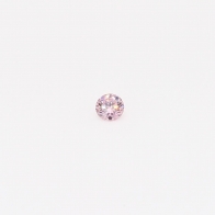 0.04 Carat round cut 6P Argyle pink diamond
