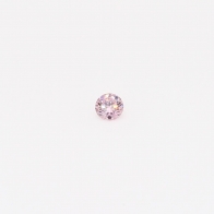 0.04 Carat round cut FPP Argyle pink diamond