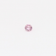 0.045 Carat round cut FPP Argyle pink diamond