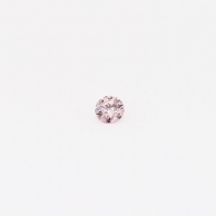 0.04 Carat round cut 7PP Argyle pink diamond