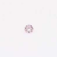 0.06 Carat round cut FPP Argyle pink diamond