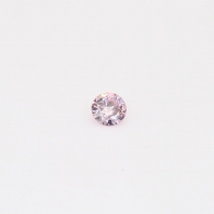 0.07 Carat round cut 7P Argyle pink diamond