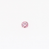 0.05 Carat round cut FIPP Argyle pink diamond