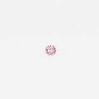 0.025 Carat round cut 5P/PP Argyle pink diamond