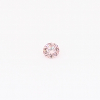 0.075 Carat round cut 5PR Argyle pink diamond