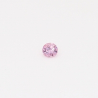 0.07 Carat round cut 5P Argyle pink diamond