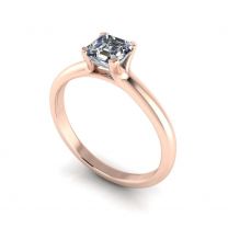 Claudel solitaire diamond engagement ring