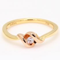 Temple Argyle pink diamond ring