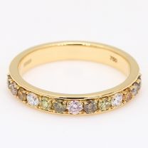 Jasny rainbow diamond ring