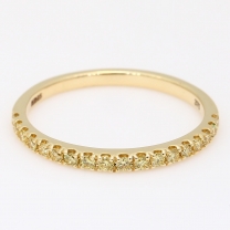 Montage yellow diamond stackable ring
