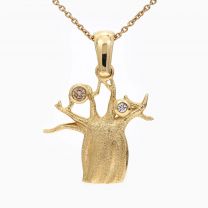 Patience Boab champagne diamond necklace