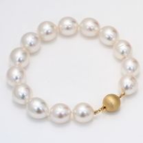 Ore White South Sea Pearl Bracelet