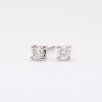 0.15 Carat White Diamond Stud Earrings
