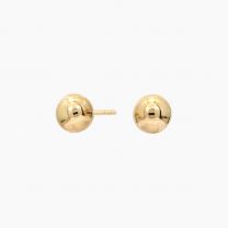 Sphere 6mm stud earrings