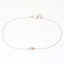 Lumiere pear-cut yellow diamond bracelet