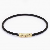 Grainne champagne diamond neoprene bracelet