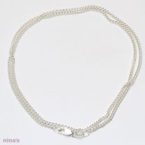 50cm sterling silver curb chain