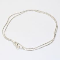 40cm sterling silver snake chain