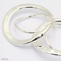 Freya Double Twist Hoop Earrings