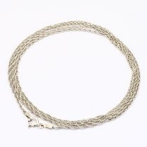 80cm Oxidised Twist Chain